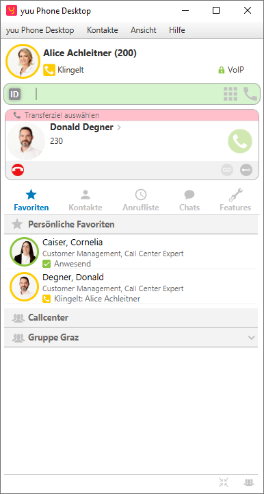 screenshot of yuu Phone